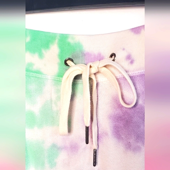 N:PHILANTHROPY - size M- Rainbow Tie Dyed Distressed sweat pants joggers - Picture 9 of 9